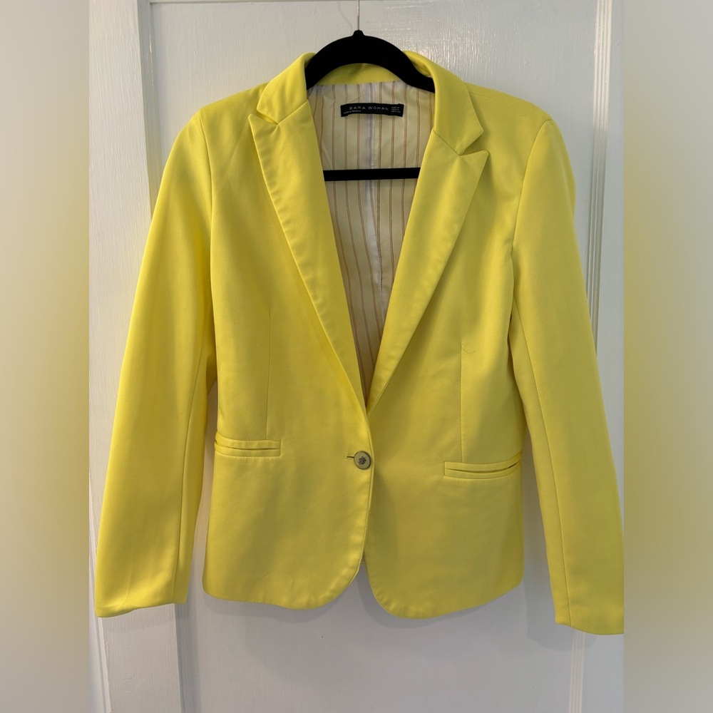 Zara Yellow Blazer